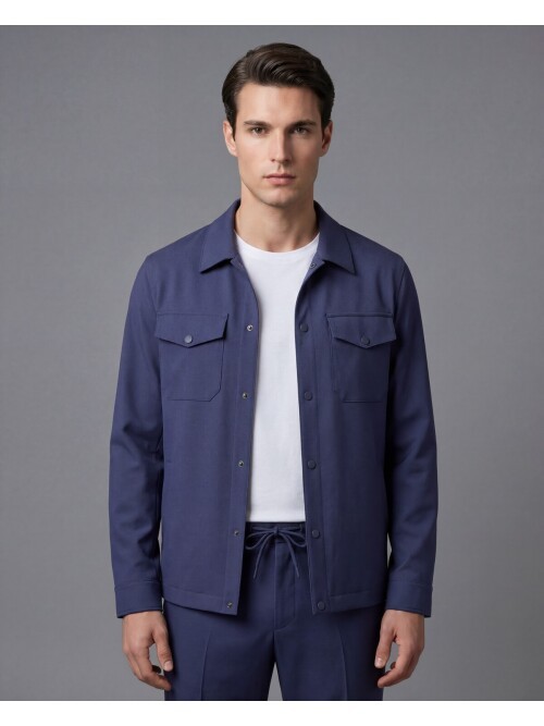 Lacivert Safari Cepli Spor Erkek Takım – Comfort Fit Performans Model