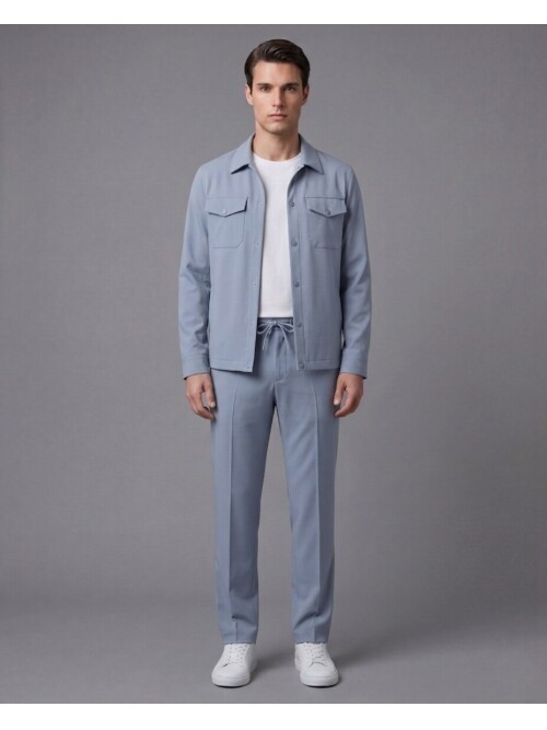 Mavi Safari Cepli Spor Erkek Takım – Comfort Fit Performans Model