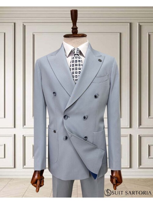SUIT SARTORIA AÇIK MAVİ KRUVAZE TAKIM 252050