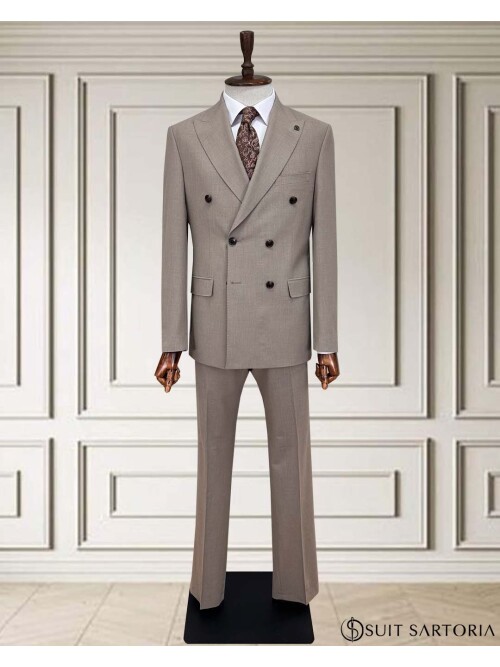 SUIT SARTORIA BEJ KRUVAZE TAKIM 252071