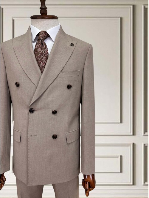 SUIT SARTORIA BEJ KRUVAZE TAKIM 252071
