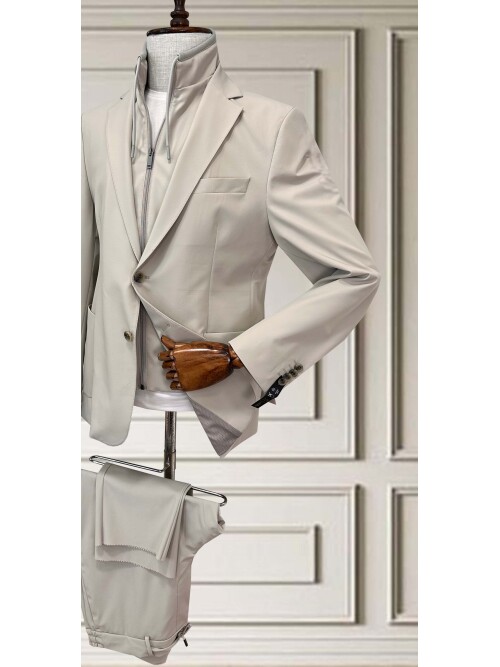 SUIT SARTORIA BEJ SPOR TAKIM 252128