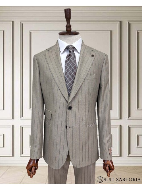 SUIT SARTORIA BEJ TAKIM 252102