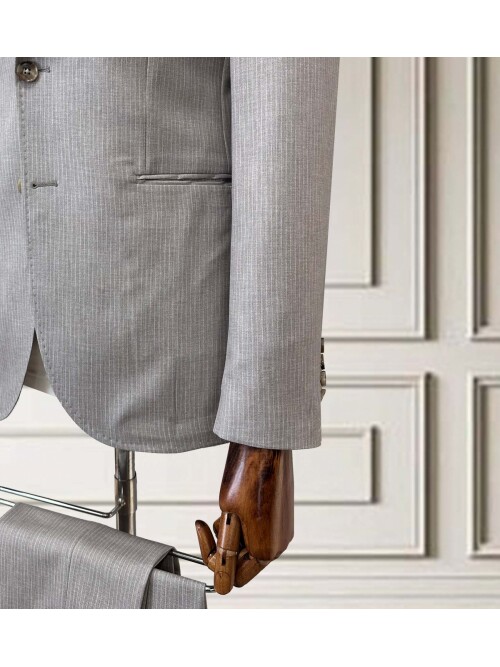 SUIT SARTORIA ÇİZGİLİ BEJ SPOR TAKIM 252213