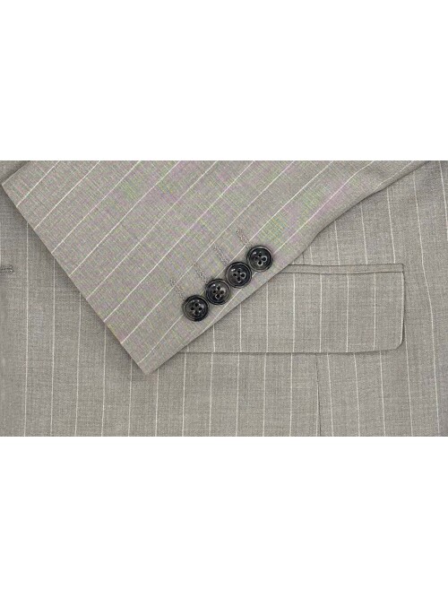 SUIT SARTORIA ÇİZGİLİ BEJ TAKIM ELBİSE 252026