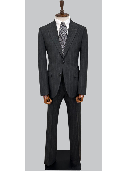 SUIT SARTORIA ÇİZGİLİ FÜME TAKIM ELBİSE 2002/50