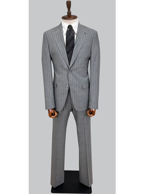 SUIT SARTORIA ÇİZGİLİ GRİ TAKIM ELBİSE 2002/51