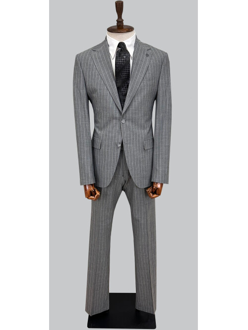 SUIT SARTORIA ÇİZGİLİ KOYU GRİ TAKIM ELBİSE 252026