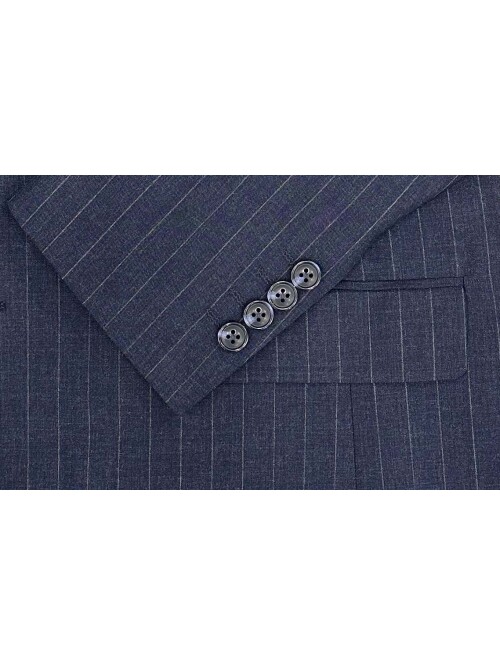 SUIT SARTORIA ÇİZGİLİ LACİVERT TAKIM ELBİSE 2002/50