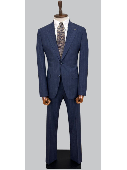 SUIT SARTORIA ÇİZGİLİ LACİVERT TAKIM ELBİSE 2002/51