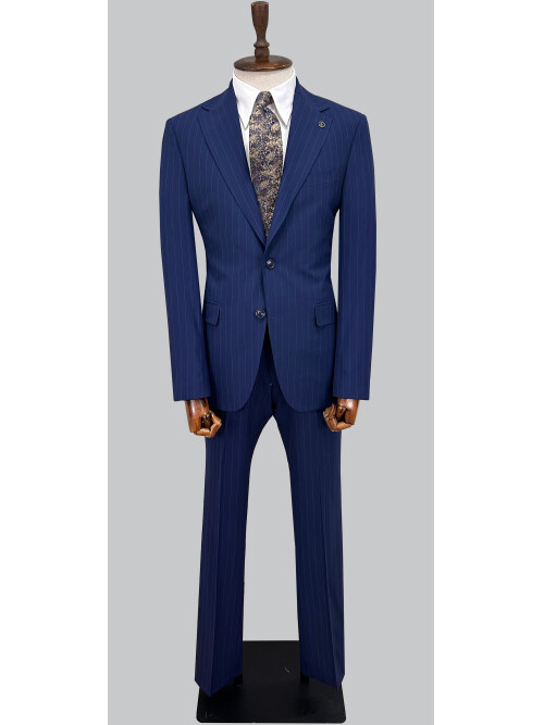 SUIT SARTORIA ÇİZGİLİ LACİVERT TAKIM ELBİSE 252026