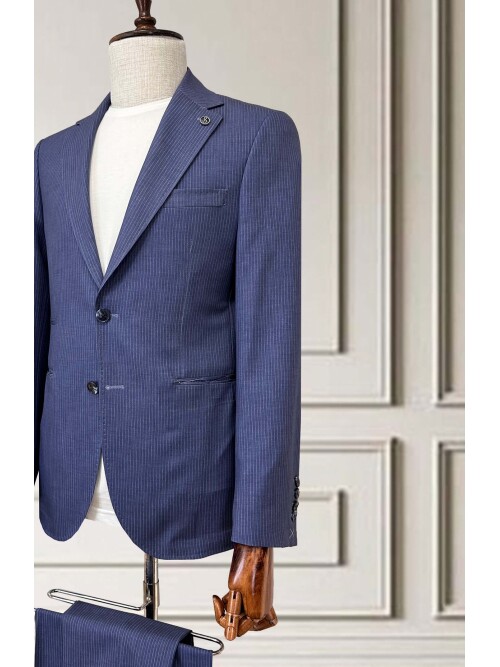 SUIT SARTORIA ÇİZGİLİ MAVİ SPOR TAKIM 252213