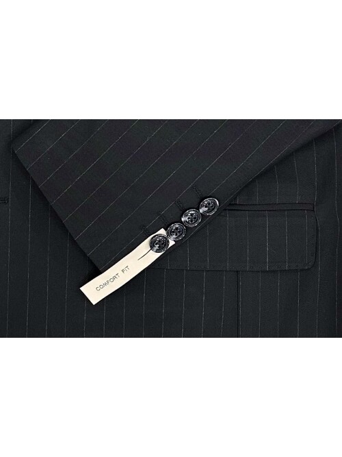 SUIT SARTORIA ÇİZGİLİ SİYAH TAKIM ELBİSE 2002/51