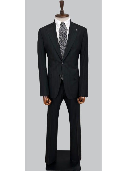 SUIT SARTORIA ÇİZGİLİ SİYAH TAKIM ELBİSE 2002/51
