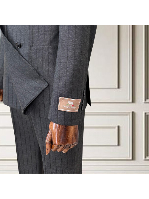 SUIT SARTORIA FÜME ÇİZGİLİ KRUVAZE TAKIM 252101