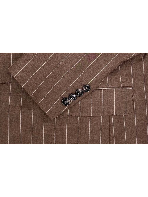 SUIT SARTORIA KAHVERENGİ ÇİZGİLİ TAKIM ELBİSE 2002/65
