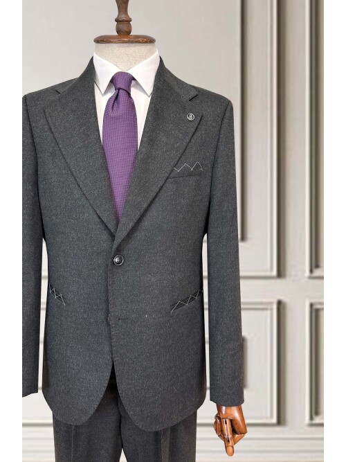 SUIT SARTORIA KOYU GRİ YÜNLÜ TAKIM 252155