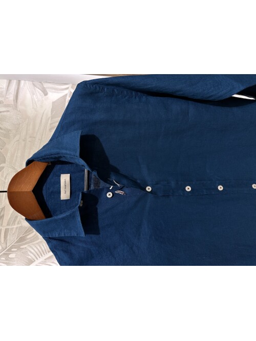 SUIT SARTORIA KOYU YEŞİL KETEN GÖMLEK 6109