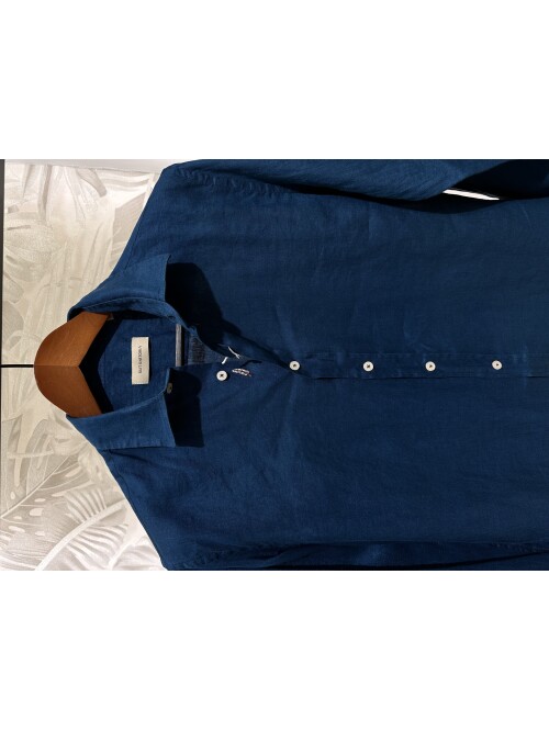 SUIT SARTORIA KOYU YEŞİL KETEN GÖMLEK 6109