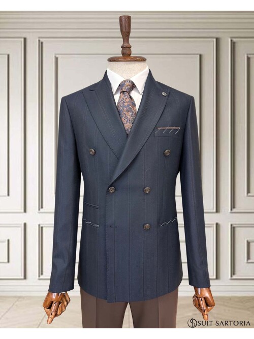 SUIT SARTORIA KRUVAZE LACİVERT TAKIM 252210