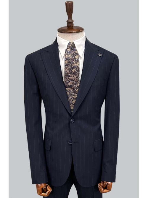 SUIT SARTORIA LACİVERT ÇİZGİLİ TAKIM ELBİSE 2002/65