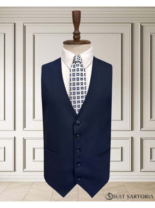 SUIT SARTORIA LACİVERT YELEKLİ TAKIM ELBİSE 252014