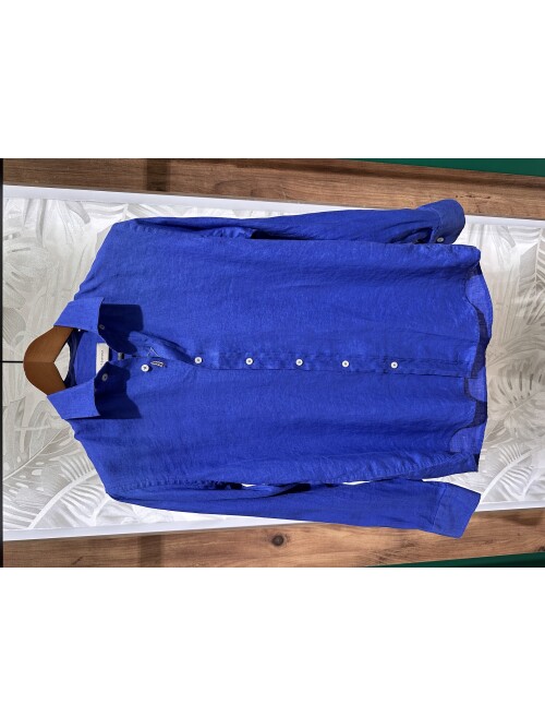 SUIT SARTORIA MAVİ KETEN GÖMLEK 6109