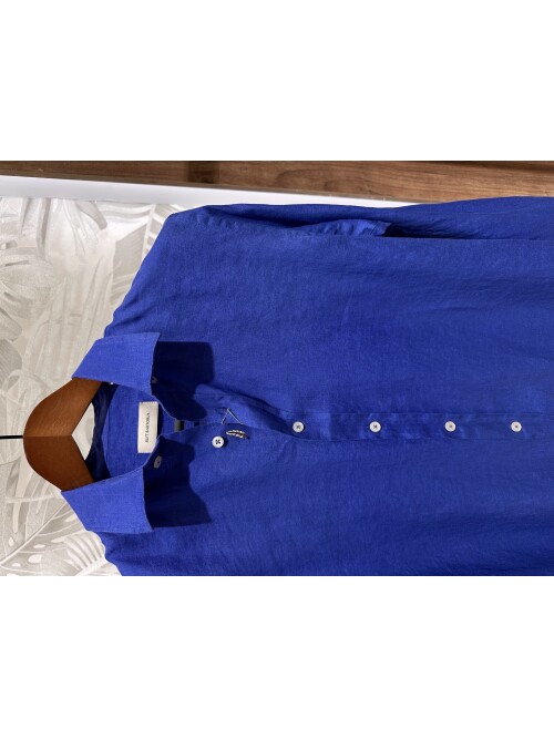 SUIT SARTORIA MAVİ KETEN GÖMLEK 6109
