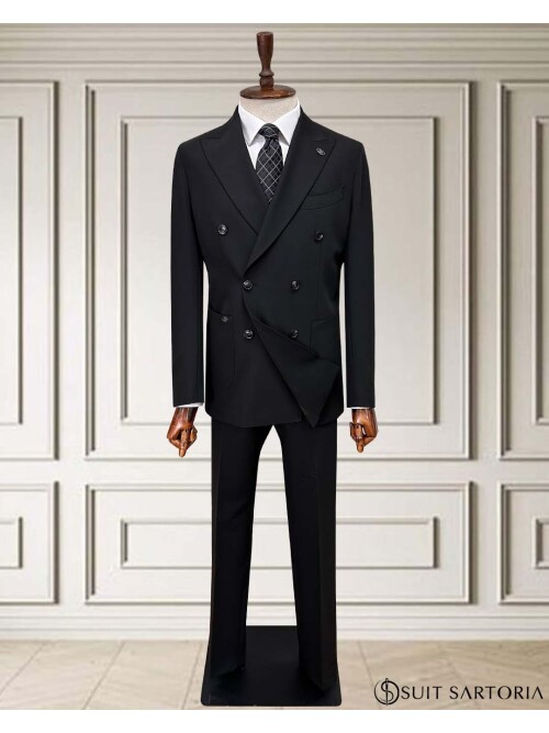 SUIT SARTORIA SİYAH KRUVAZE TAKIM 252050