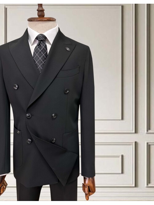 SUIT SARTORIA SİYAH KRUVAZE TAKIM 252050