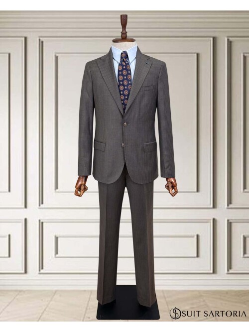 SUIT SARTORIA YÜNLÜ KAHVERENGİ TAKIM ELBİSE 2001/15