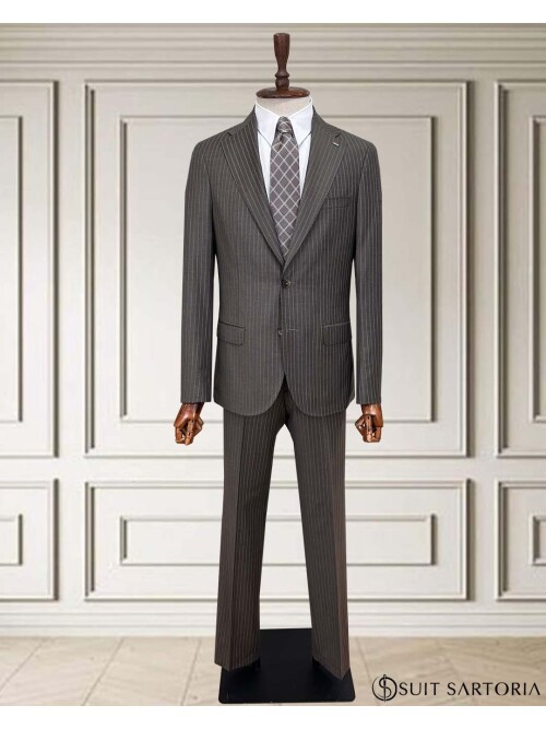 SUIT SARTORIA YÜNLÜ KAHVERENGİ TAKIM ELBİSE 2001/15
