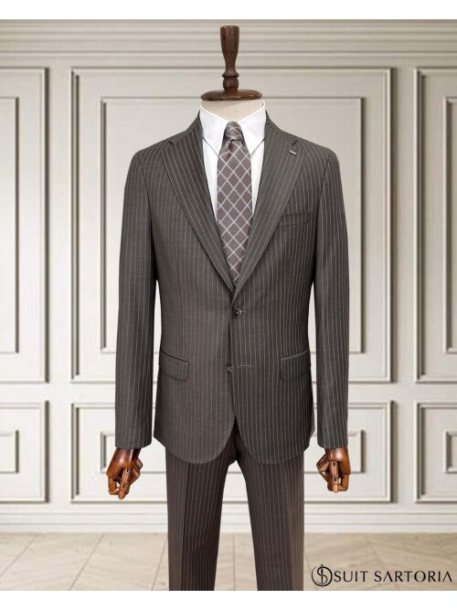SUIT SARTORIA YÜNLÜ KAHVERENGİ TAKIM ELBİSE 2001/15