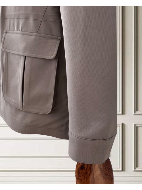 Taş Safari Model Dört Cepli Takım Elbise