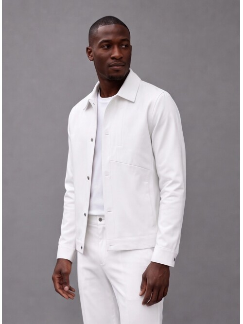 White Comfort Fit Performance Suit