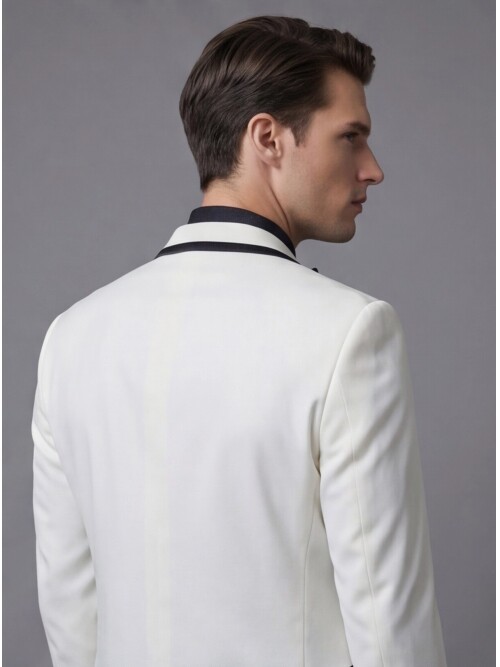 White Three-Piece Tuxedo