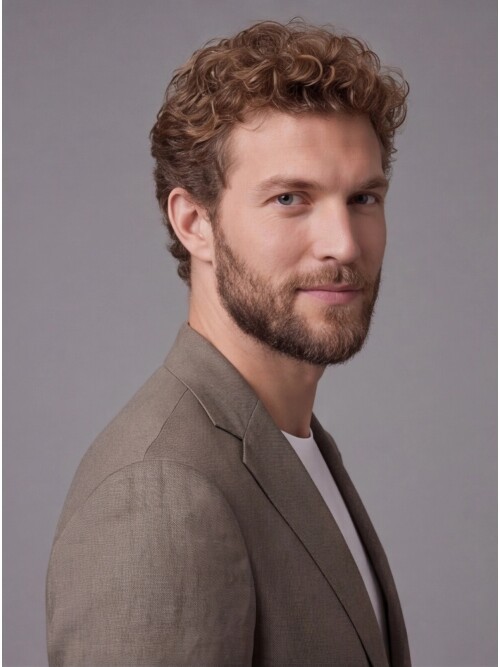 Haki Mono Yaka Slim Fit Torba Cep 2 Düğme Takım Elbise