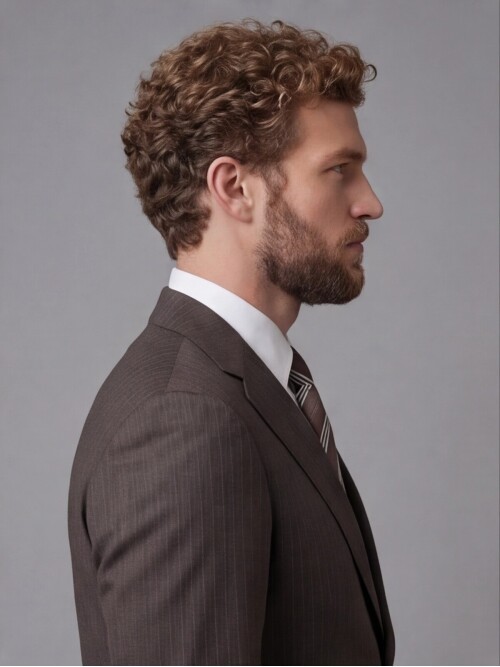 Dark Brown Notch Lapel Comfort Fit Suit