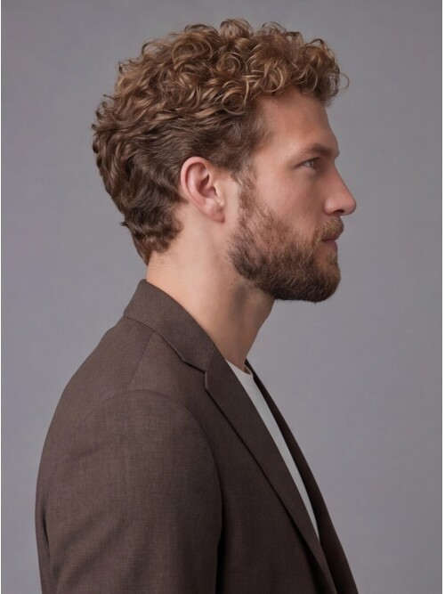 Dark Brown Notch Lapel Comfort Fit Suit with Patch Pockets