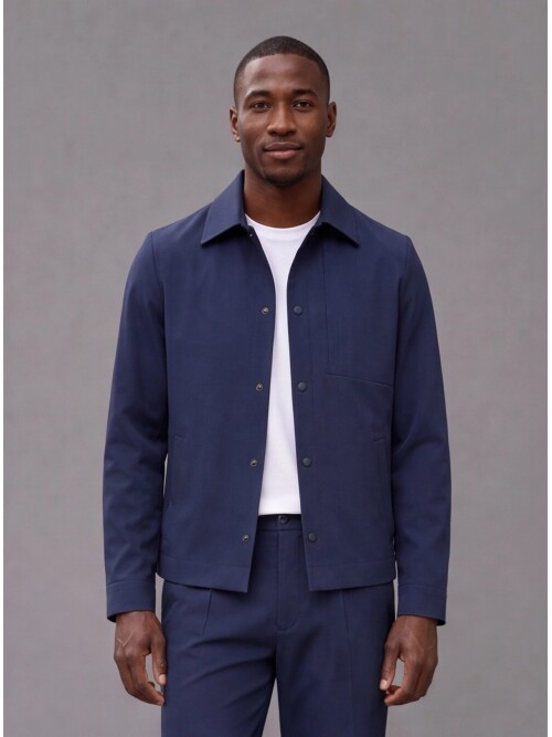 Dark Blue Comfort Fit Performance Suit