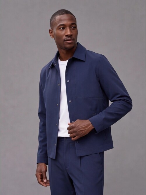 Dark Blue Comfort Fit Performance Suit