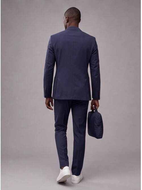 Navy Blue Performance Suit