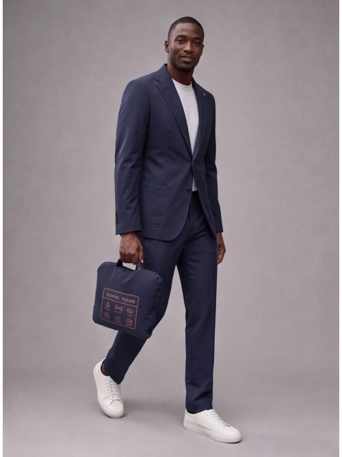 Navy Blue Performance Suit