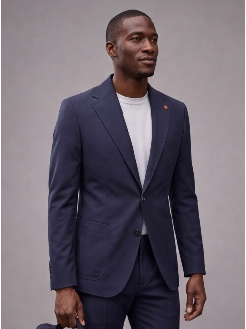 Navy Blue Performance Suit