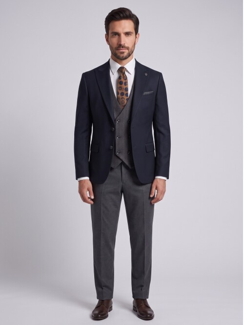 Navy Blue Suit