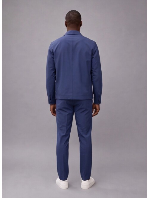 Blue Comfort Fit Performance Suit