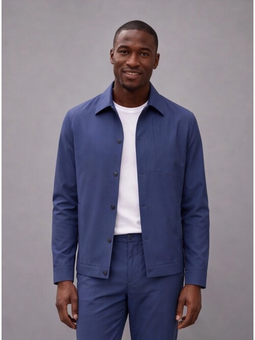 Blue Comfort Fit Performance Suit