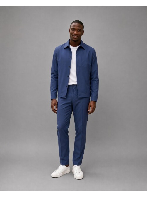 Blue Comfort Fit Performance Suit