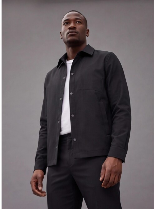 Black Comfort Fit Performance Suit