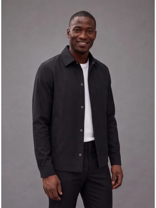Black Comfort Fit Performance Suit